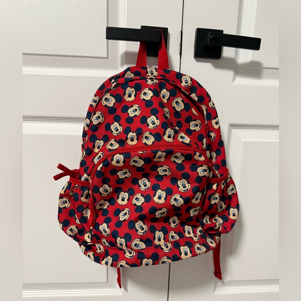 GAP Kids Mickey Mouse Backpack - Red and Black
